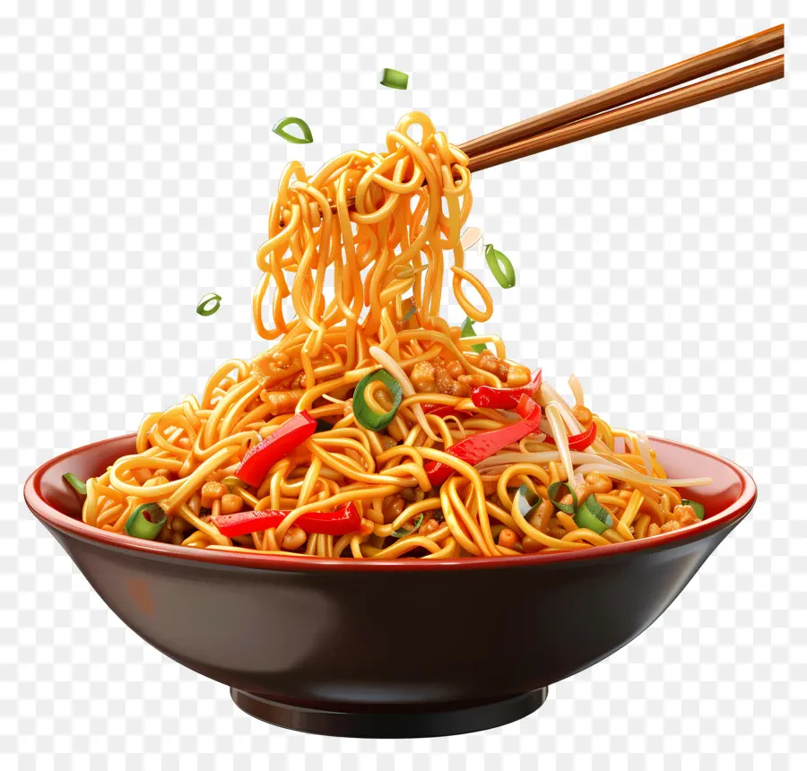 Chow Mein，Nouilles PNG