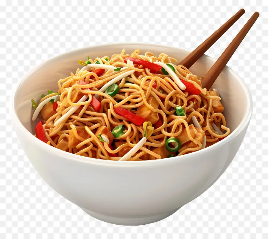 Chow Mein，Nouilles PNG