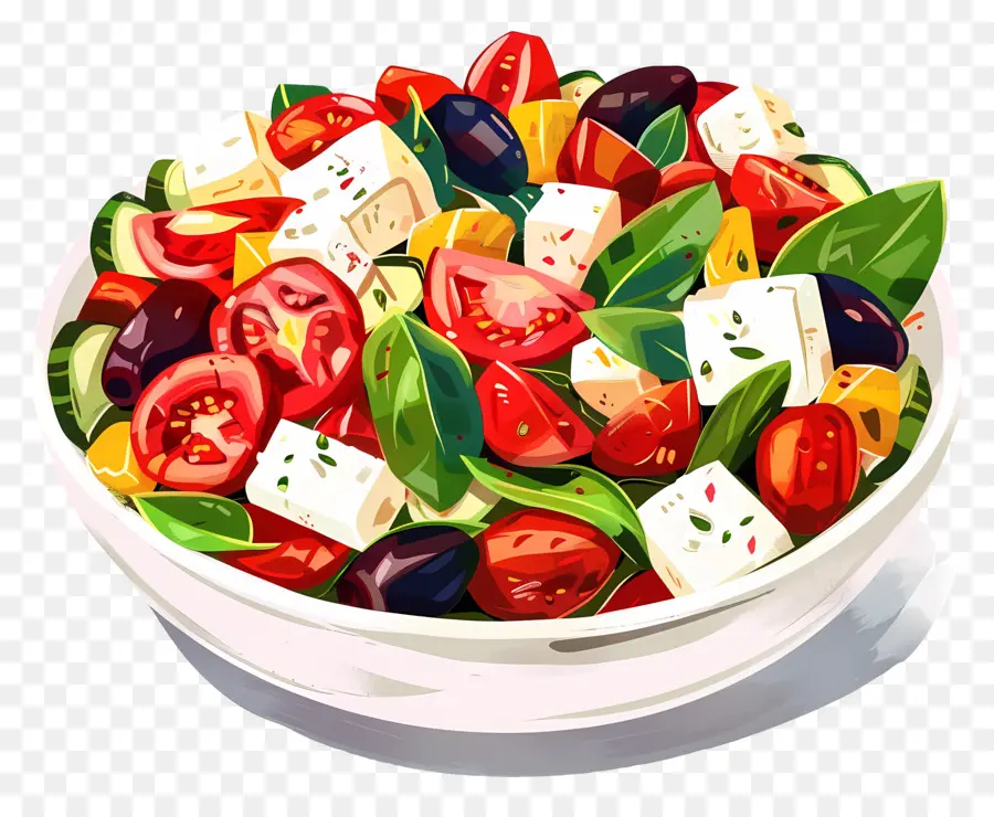 Salade Grecque，Saladier PNG