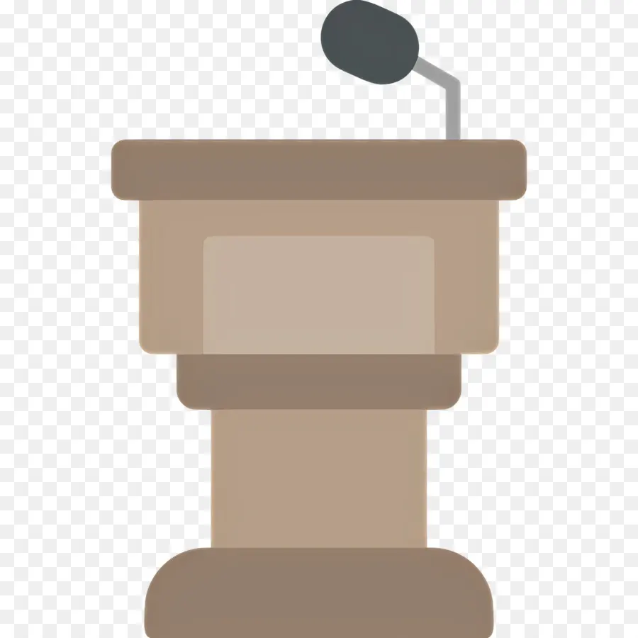 Podium，Microphone PNG