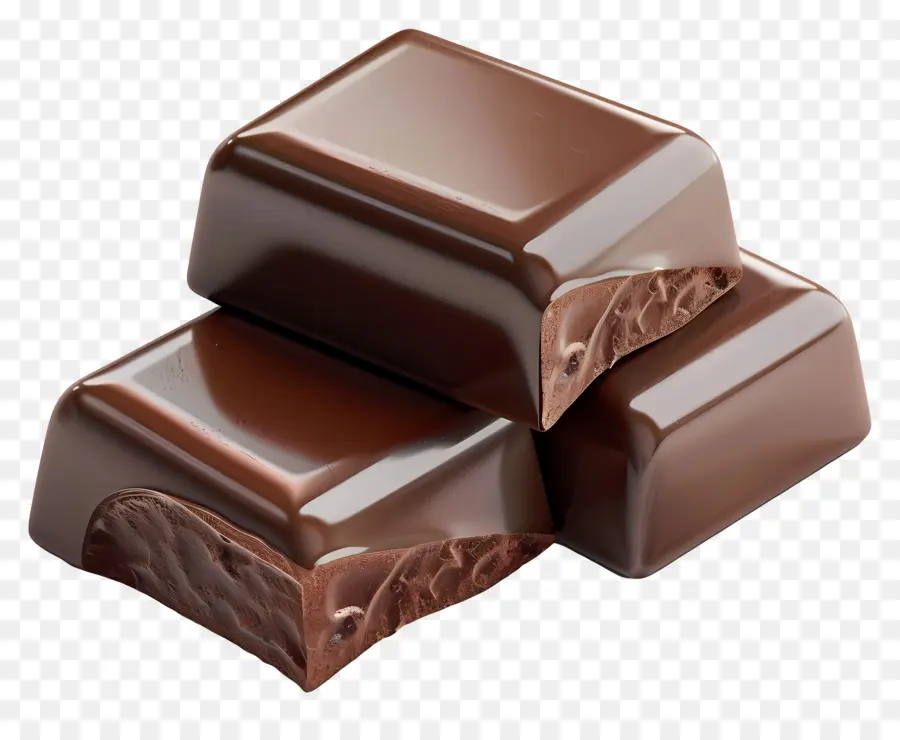 Chocolat Noir，Barre De Chocolat PNG