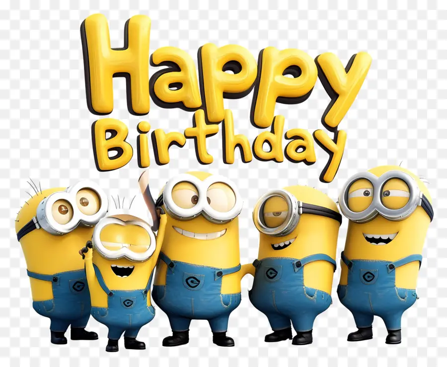 Joyeux Anniversaire，Anniversaire Des Minions PNG