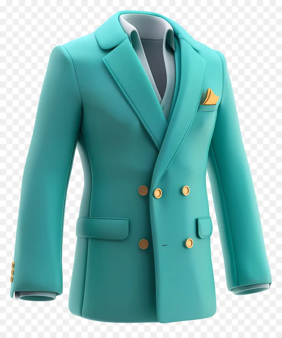 Blazer Bleu Sarcelle，Blazer PNG