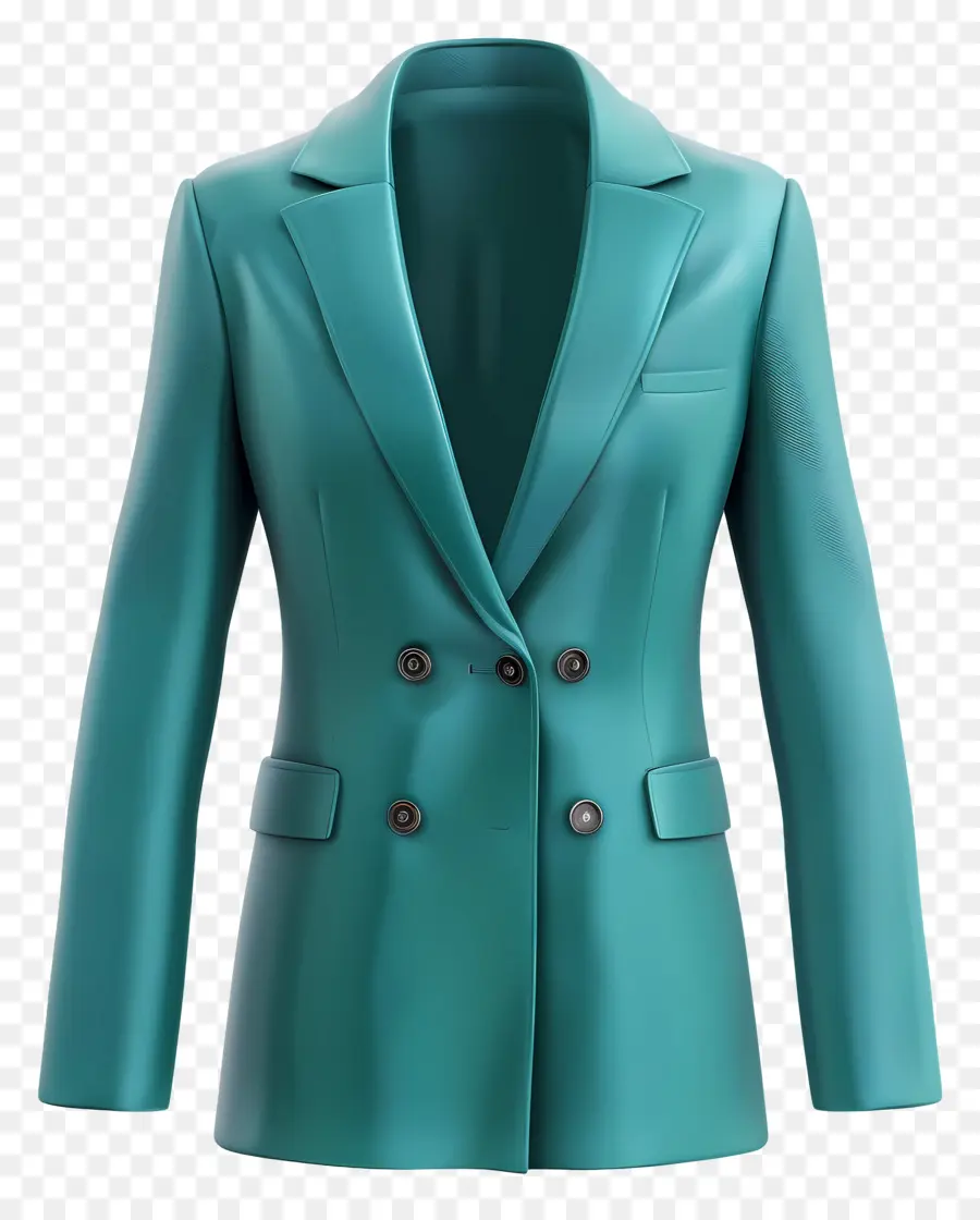 Blazer Bleu Sarcelle，Blazer Vert PNG