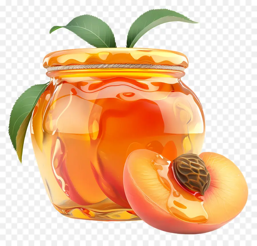 Confiture à La Pêche，Confiture De Pêches PNG