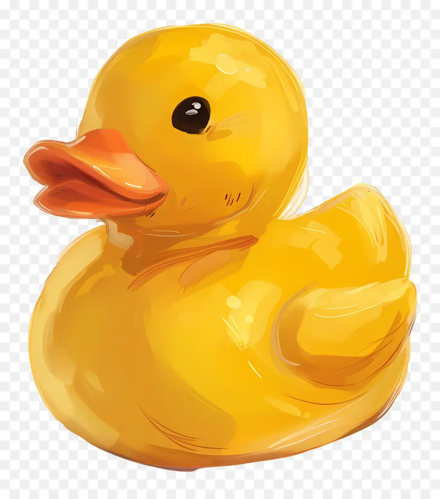 Canard En Caoutchouc，Canard Jaune PNG