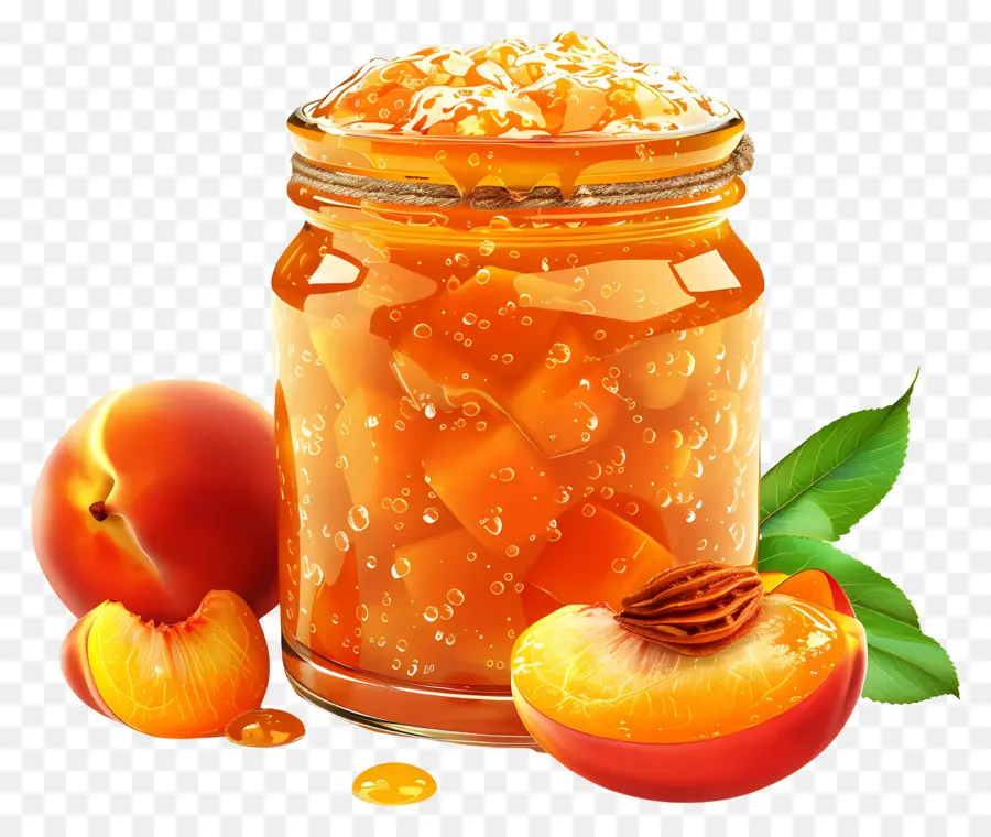 Confiture à La Pêche，Confiture De Pêches PNG