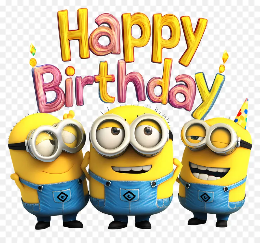 Joyeux Anniversaire，Anniversaire Des Minions PNG