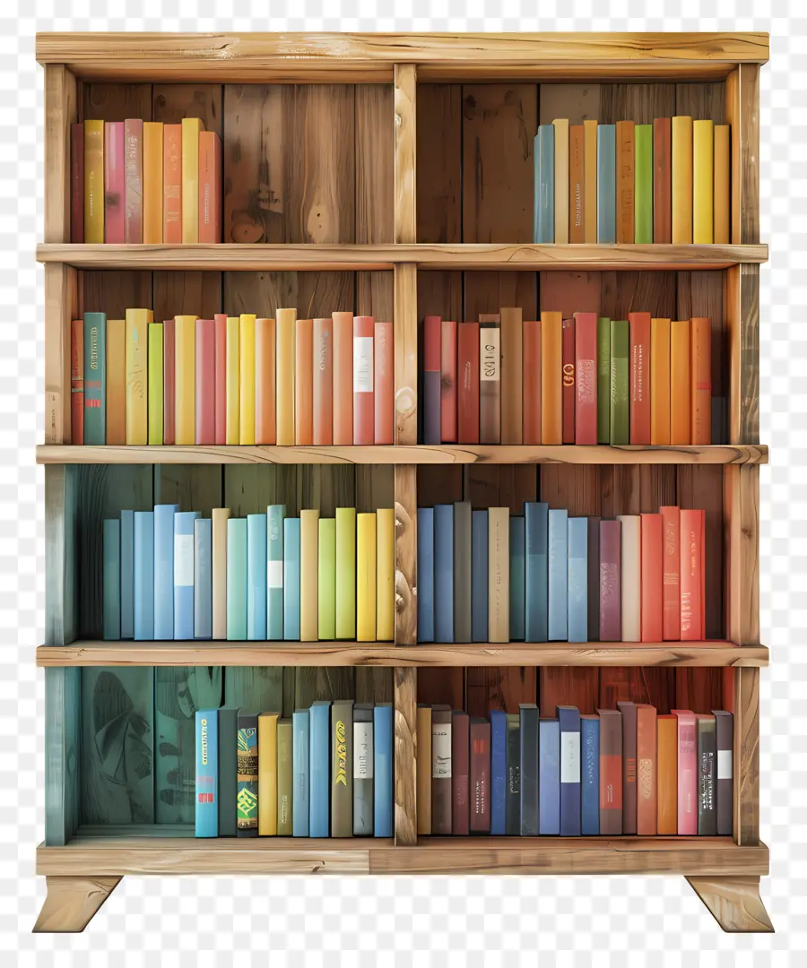 étagère En Bois，Bibliothèque PNG