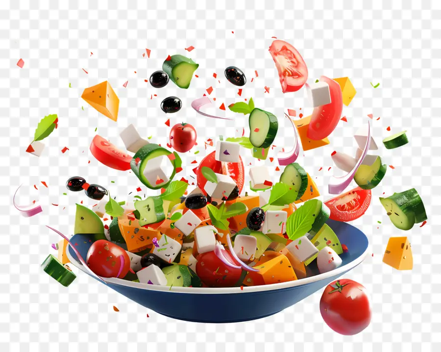 Salade Grecque，Saladier PNG