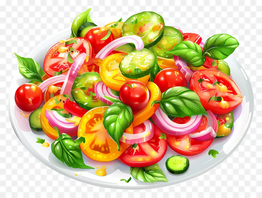 Salade De Légumes，Plaque PNG