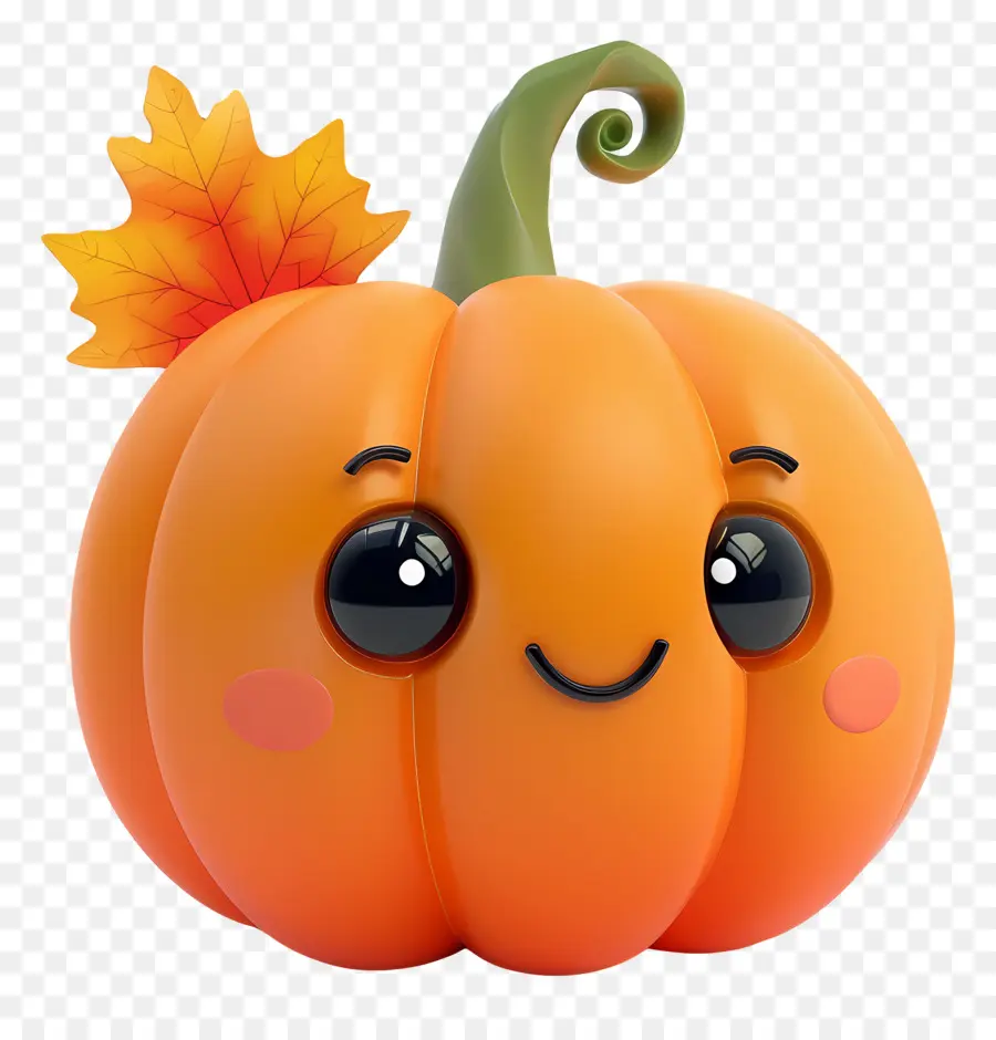 Citrouille Kawaii，Citrouille Mignonne PNG