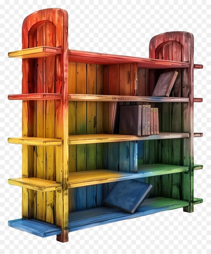 étagère En Bois，Bibliothèque PNG