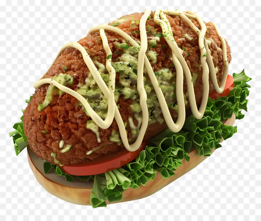 Falafels，Sandwich PNG