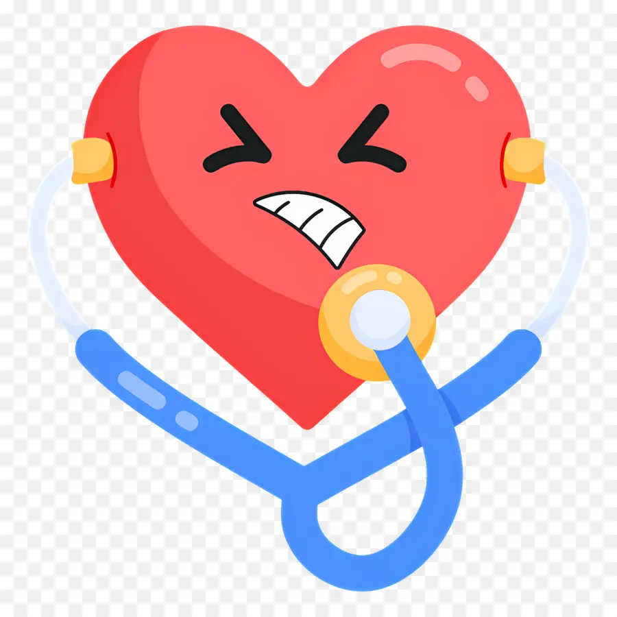 Stéthoscope，Coeur Avec Stéthoscope PNG