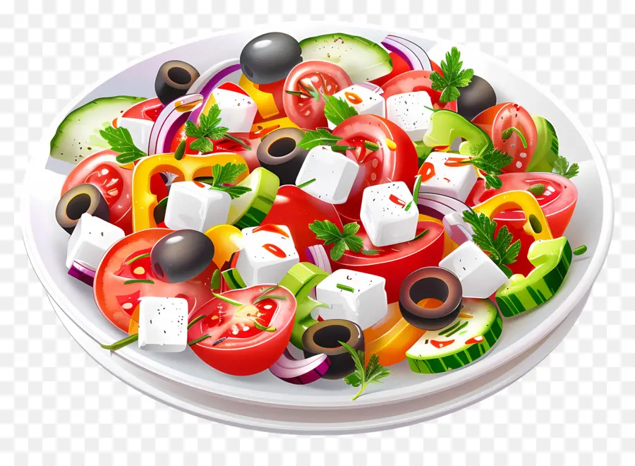 Salade Grecque，Salade PNG