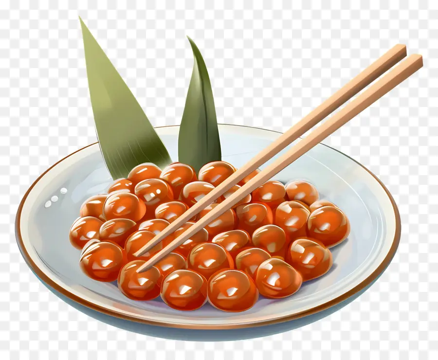 Natto，Œufs De Poisson PNG