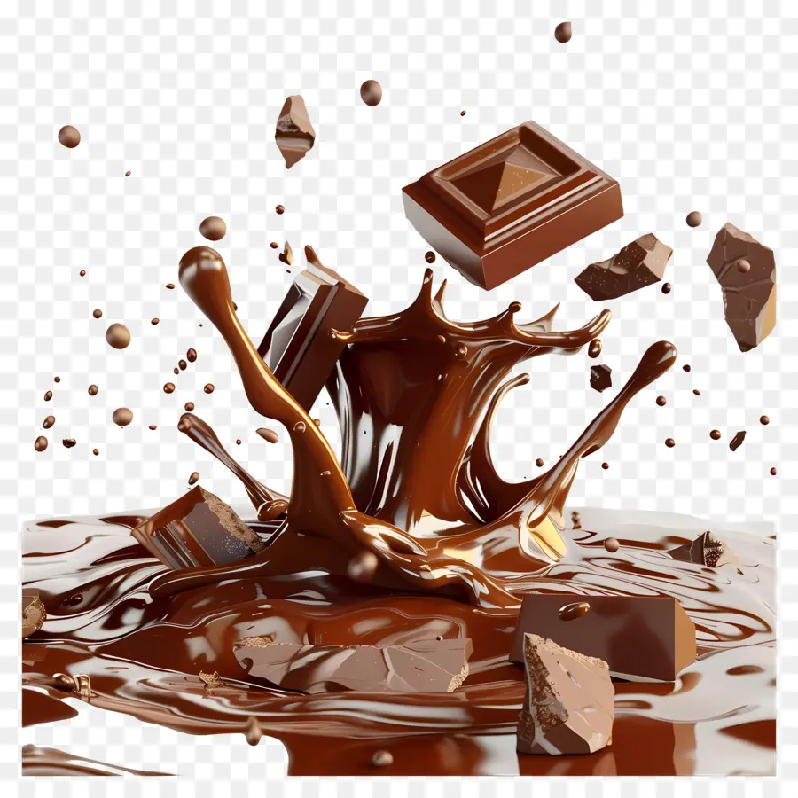 Chocolat Fondu，Chocolat PNG