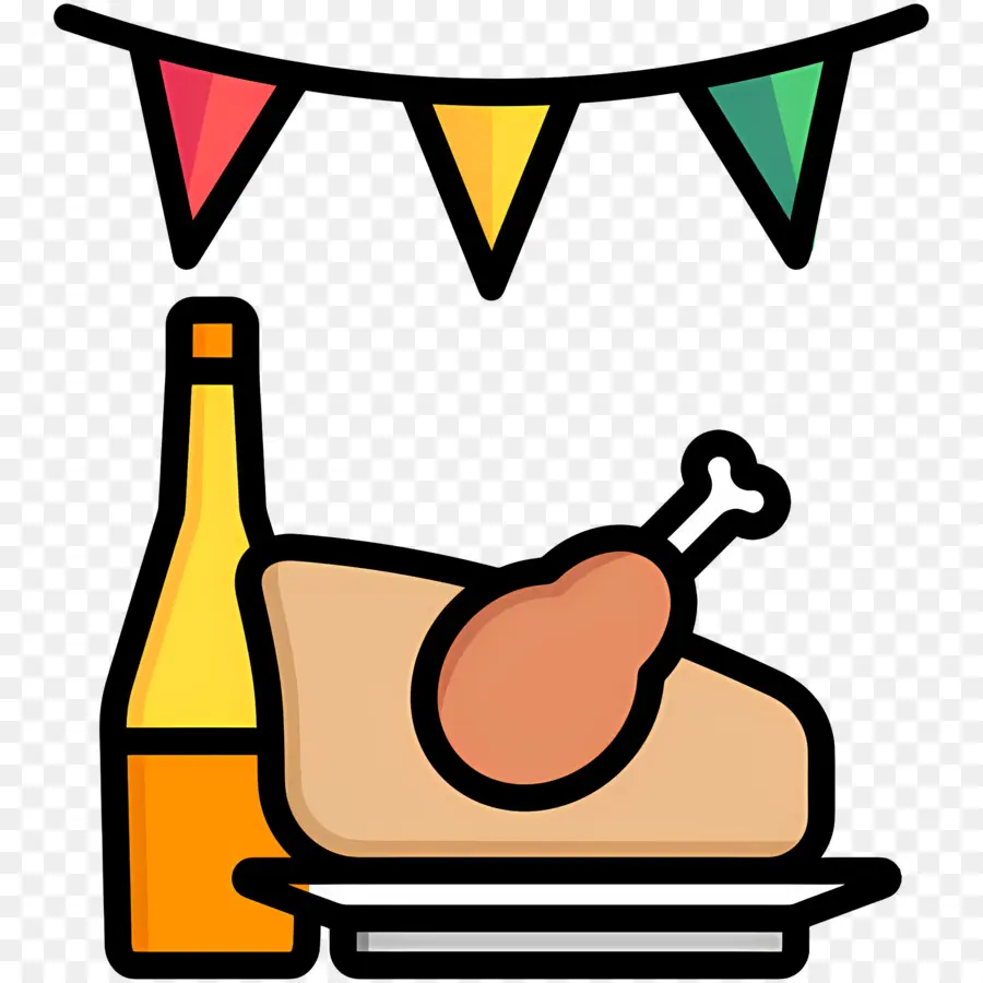 Fête De Thanksgiving，Repas De Fête PNG