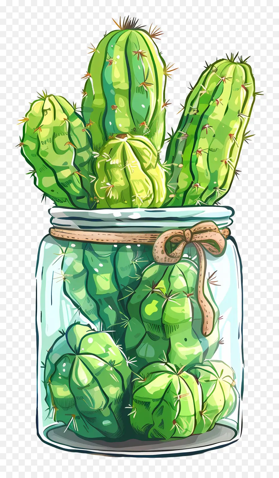 Cactus En Pot，Succulent PNG