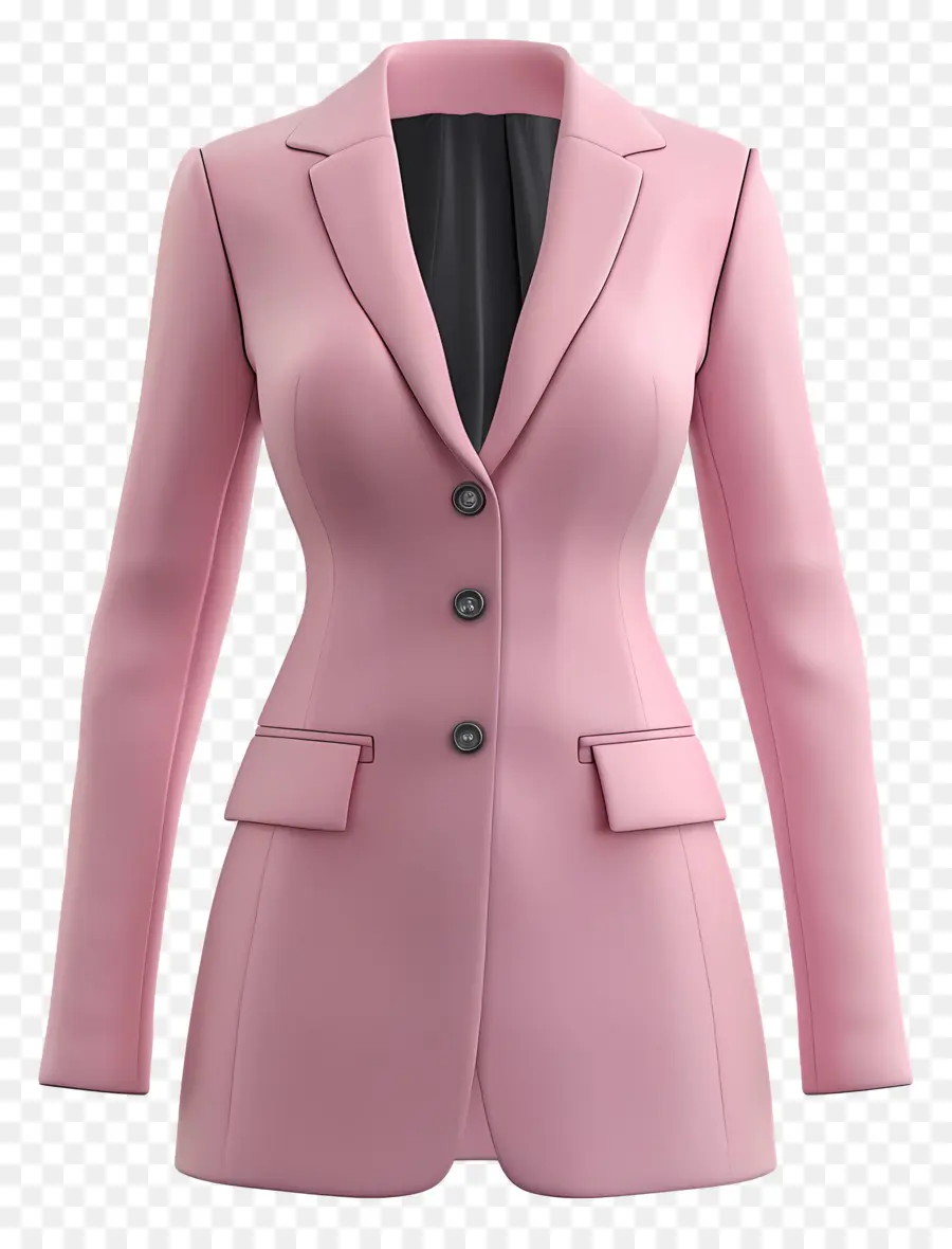 Tenue Formelle Féminine，Manteau Rose PNG