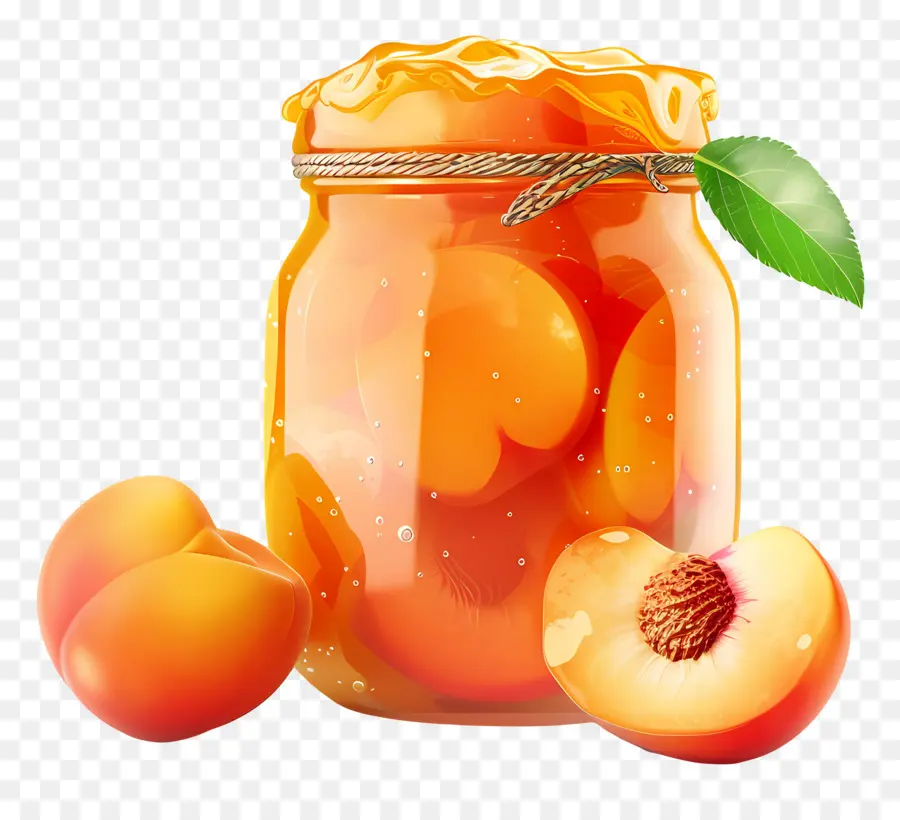 Confiture à La Pêche，Confiture De Pêches PNG