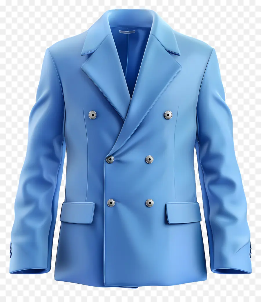 Blazer Bleu，Veste Bleue PNG