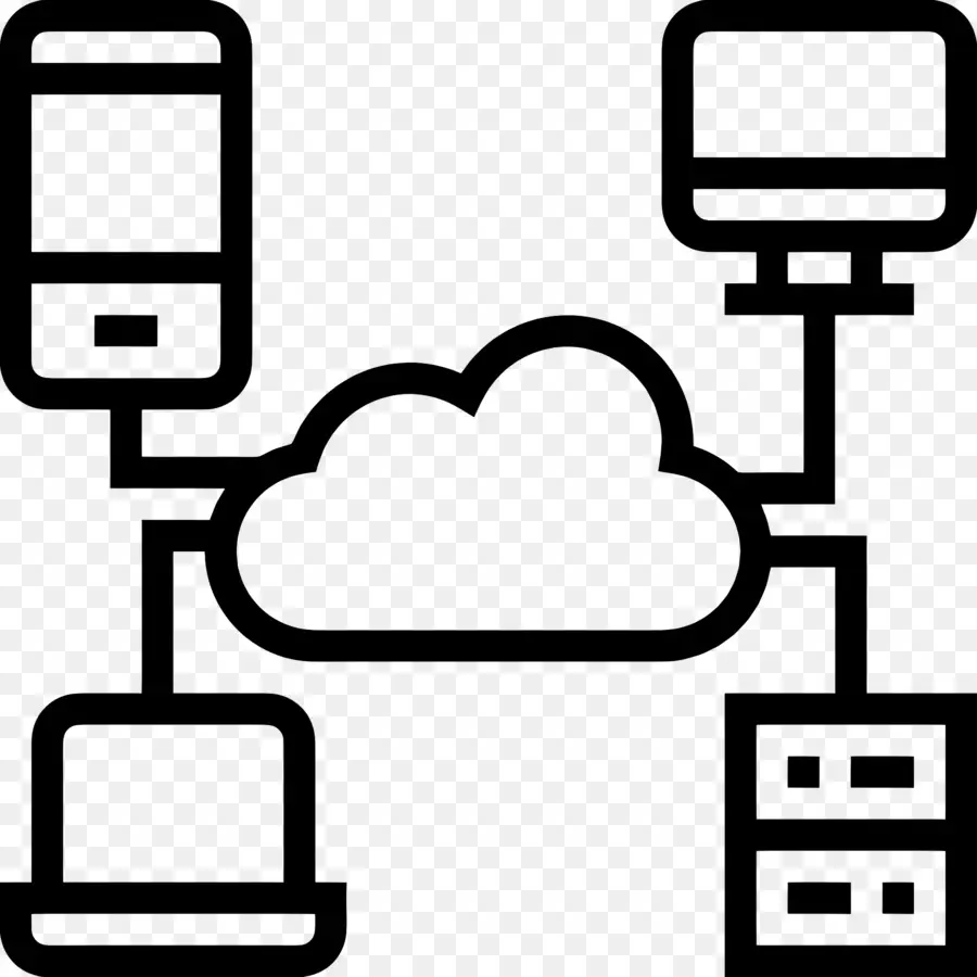 Informatique En Nuage，Réseau Cloud PNG