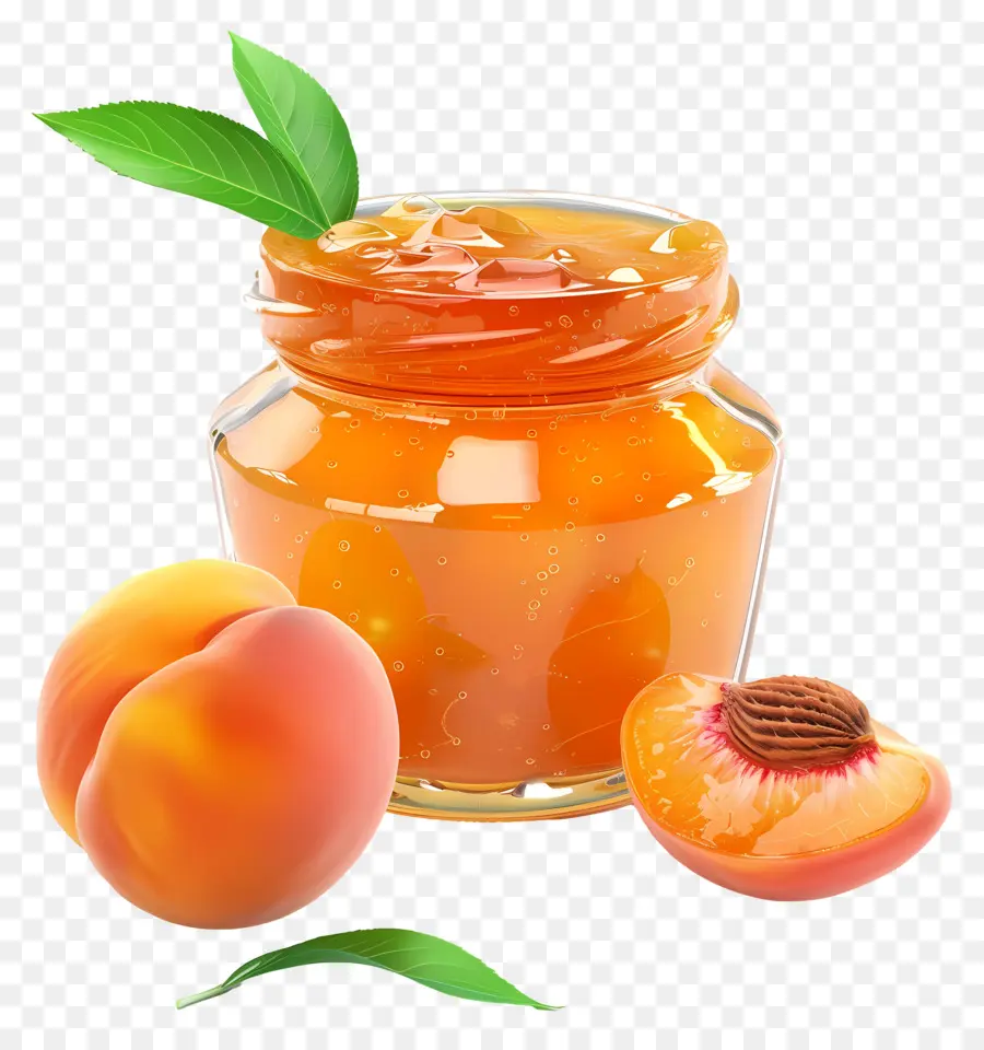 Confiture à La Pêche，Confiture De Pêches PNG