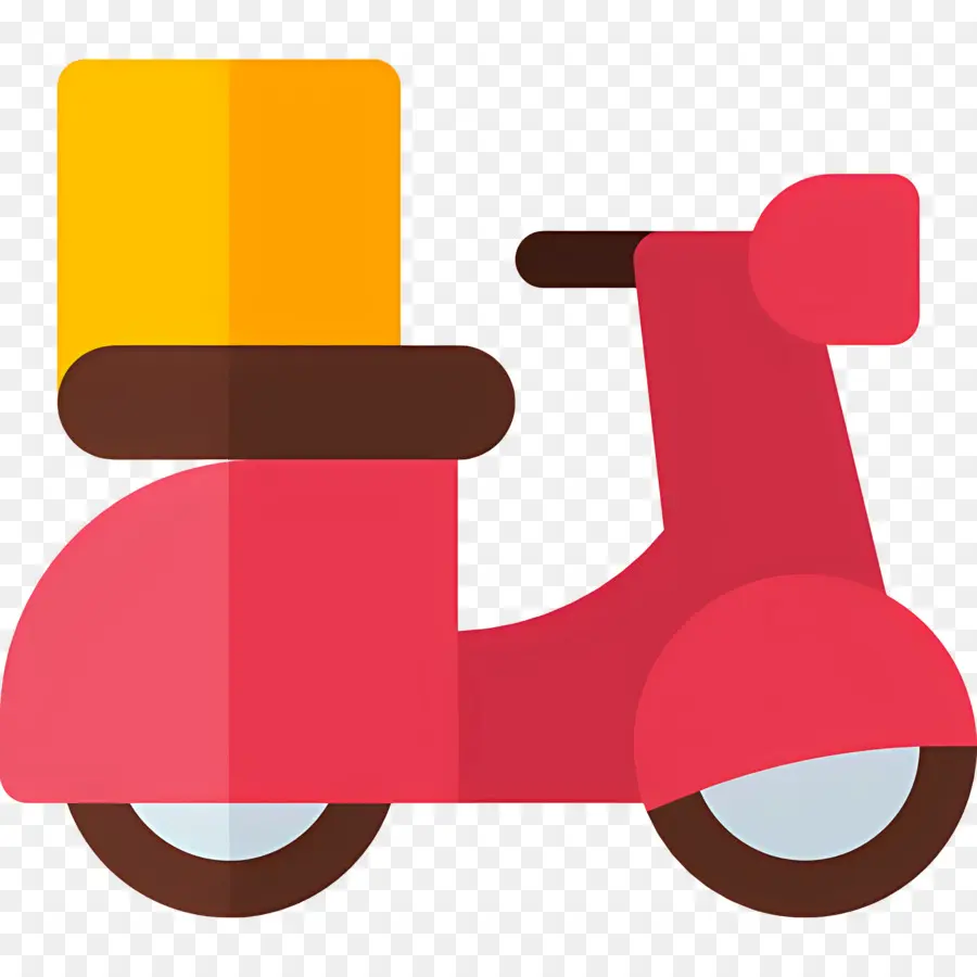 Moto Vintage，Trottinette Rouge PNG