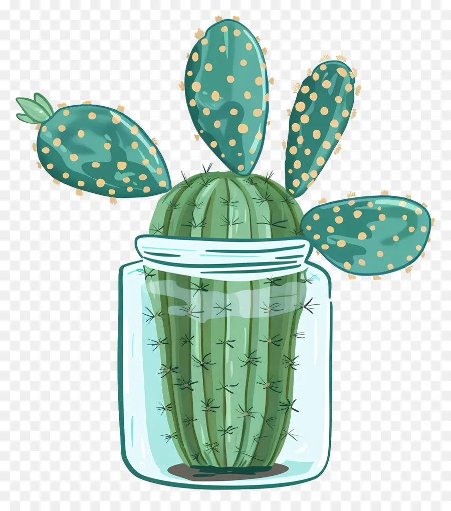 Cactus En Pot，Succulent PNG