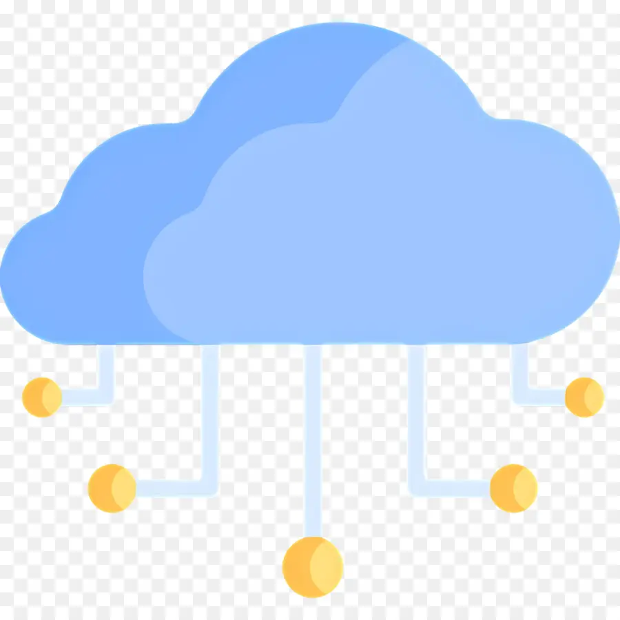 Informatique En Nuage，Nuage Bleu PNG