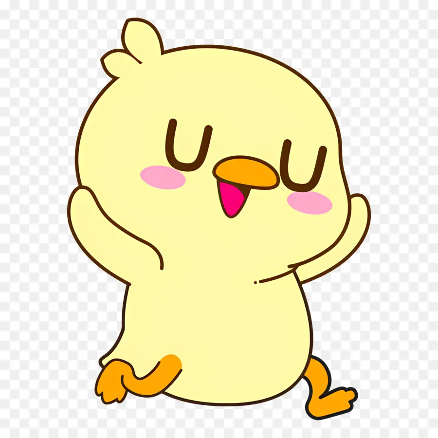 Canard De Dessin Animé，Poussin Mignon PNG