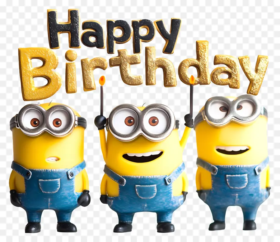 Joyeux Anniversaire，Anniversaire Des Minions PNG