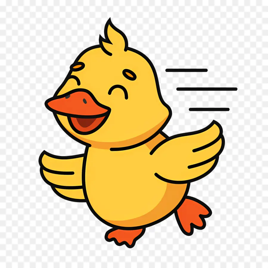 Canard De Dessin Animé，Canard Mignon PNG