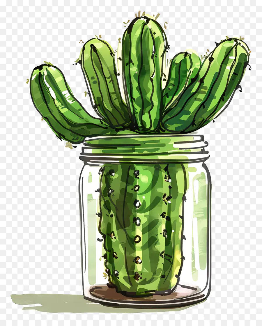 Cactus En Pot，Succulent PNG