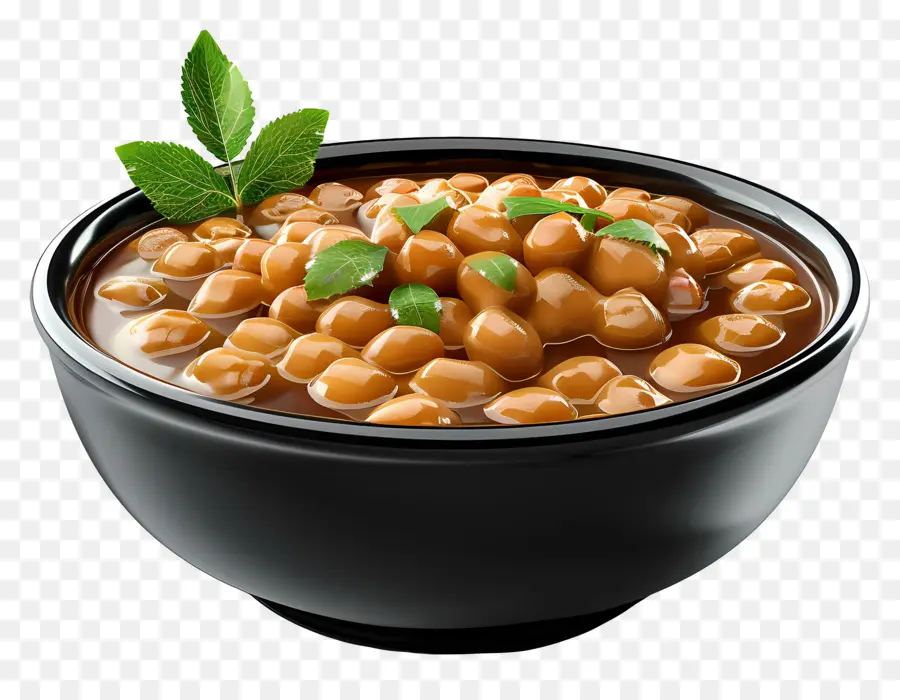 Natto，Bol De Haricots PNG