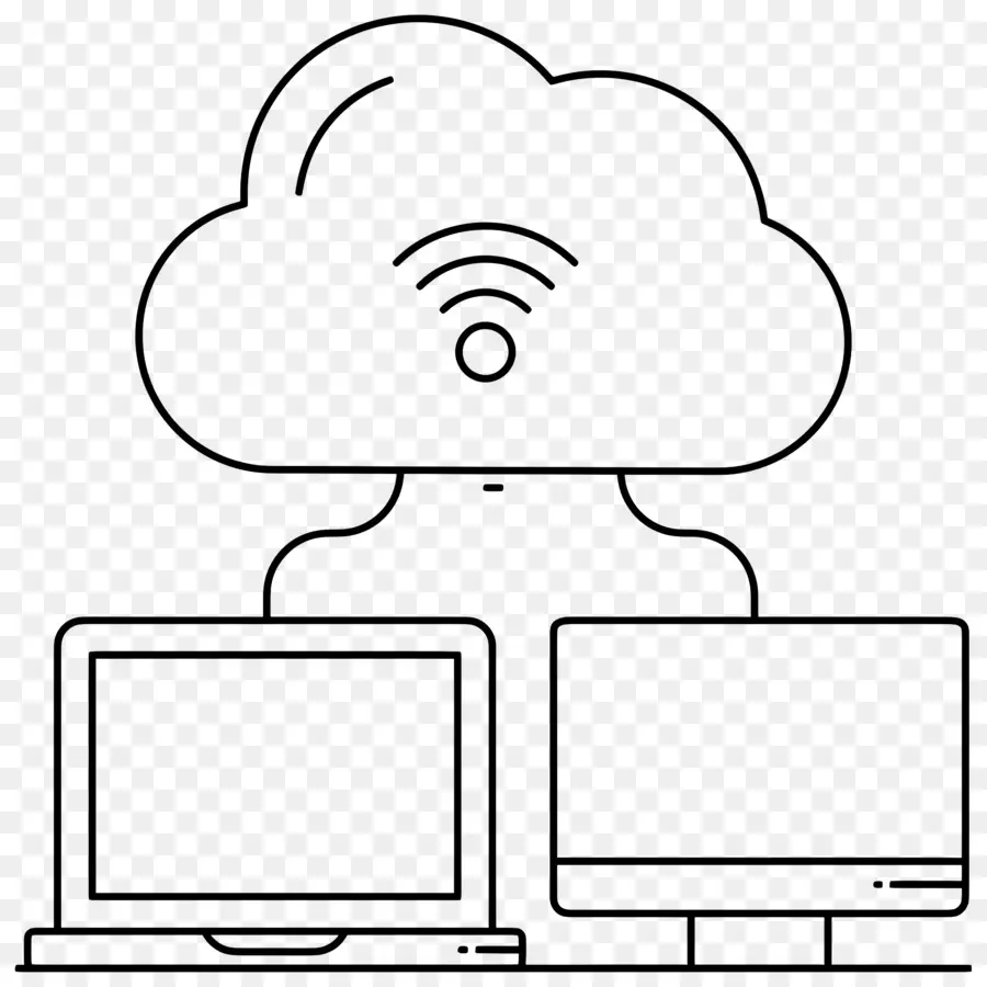 Informatique En Nuage，Réseau Cloud PNG