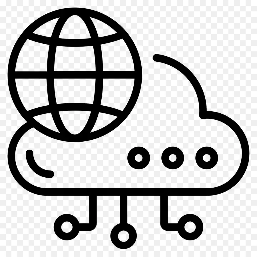 Informatique En Nuage，Réseau Cloud PNG