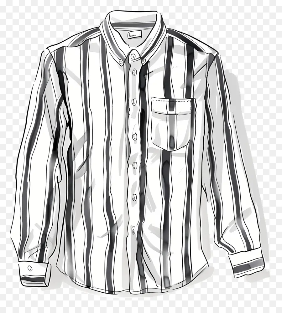 Chemise Rayée，Chemise PNG