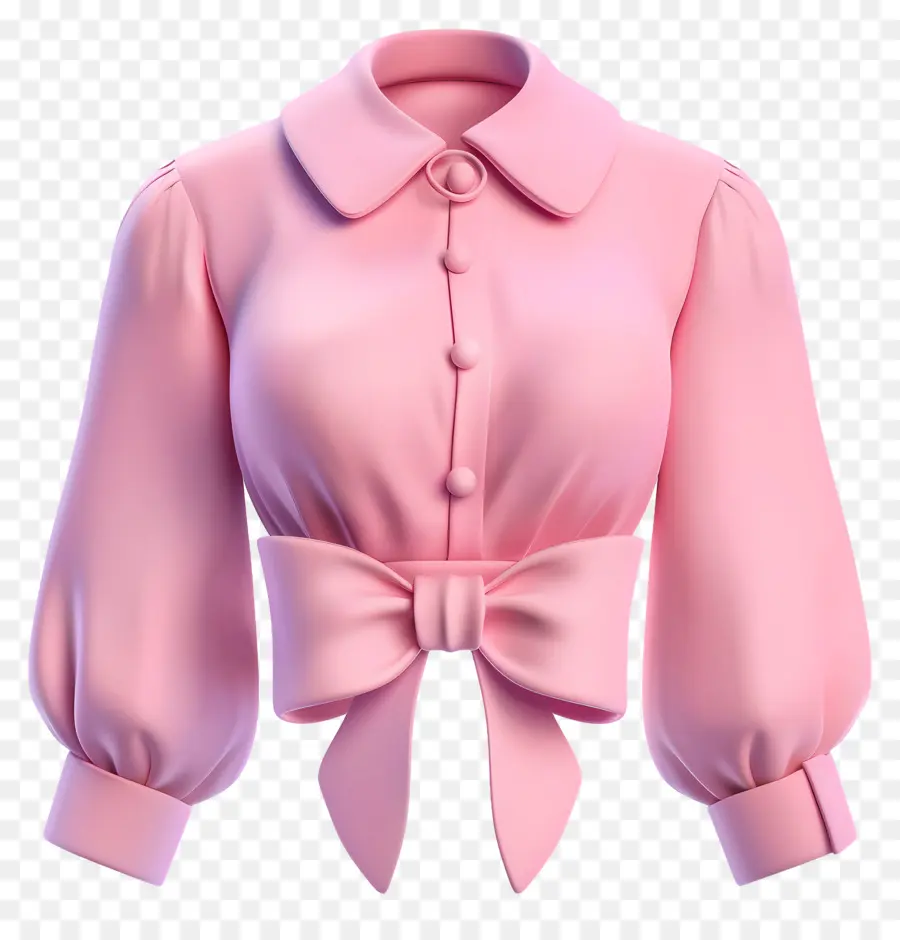 Blouse，Chemisier Rose PNG