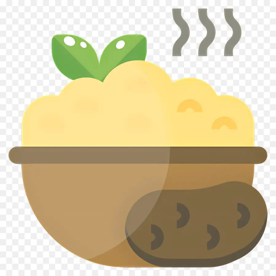 Purée De Pommes De Terre，Bol PNG