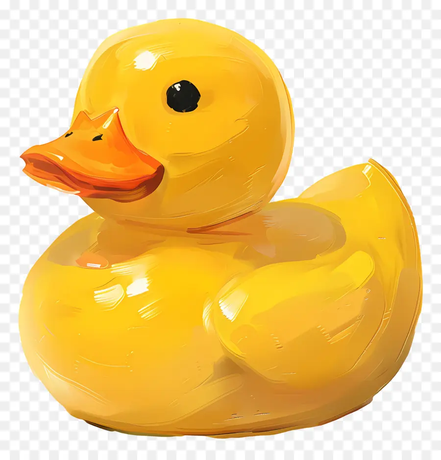 Canard En Caoutchouc，Canard Jaune PNG