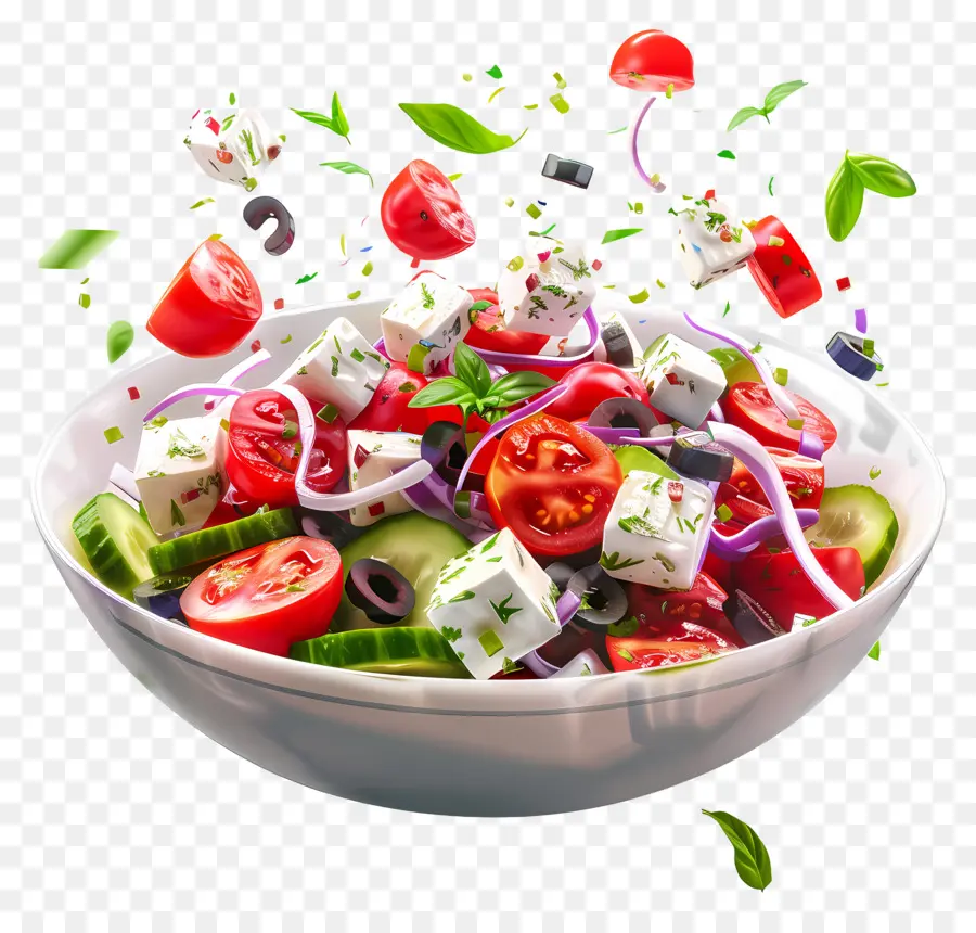 Salade Grecque，Saladier PNG