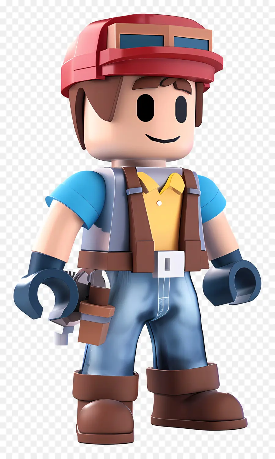 Garçon Roblox，Travailleur De Dessin Animé PNG