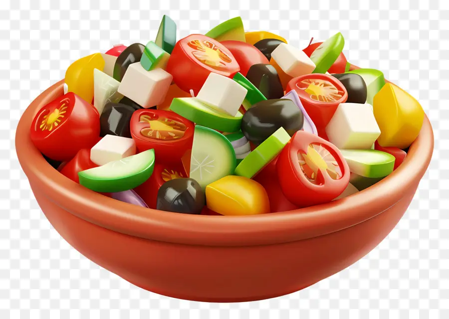 Salade Grecque，Saladier PNG