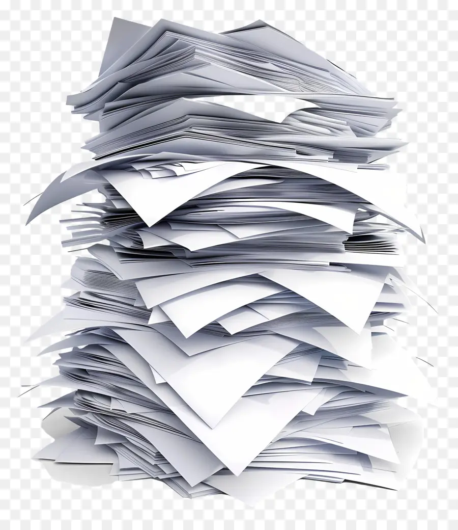 Tas De Papier，Pile De Papiers PNG