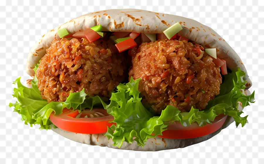 Falafels，Sandwich Aux Falafels PNG