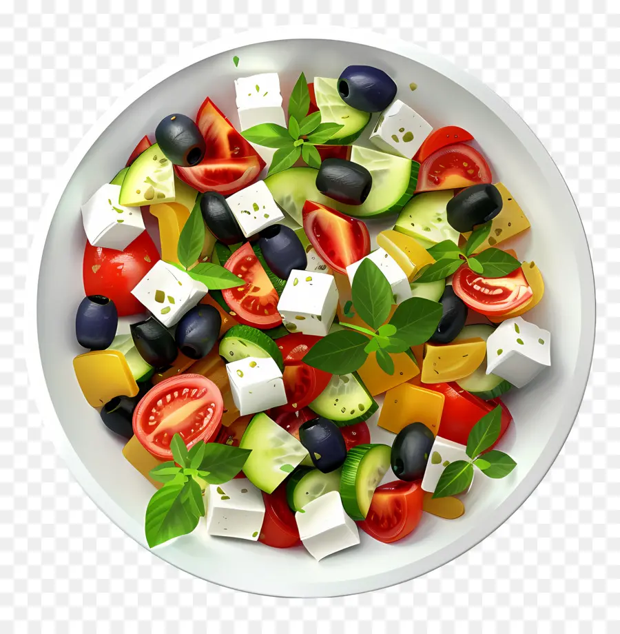 Salade Grecque，Salade PNG