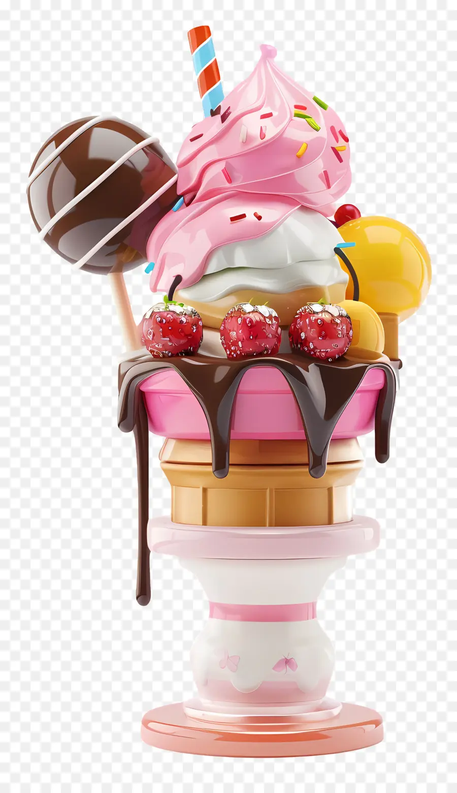 Coupe Glacée，Dessert PNG